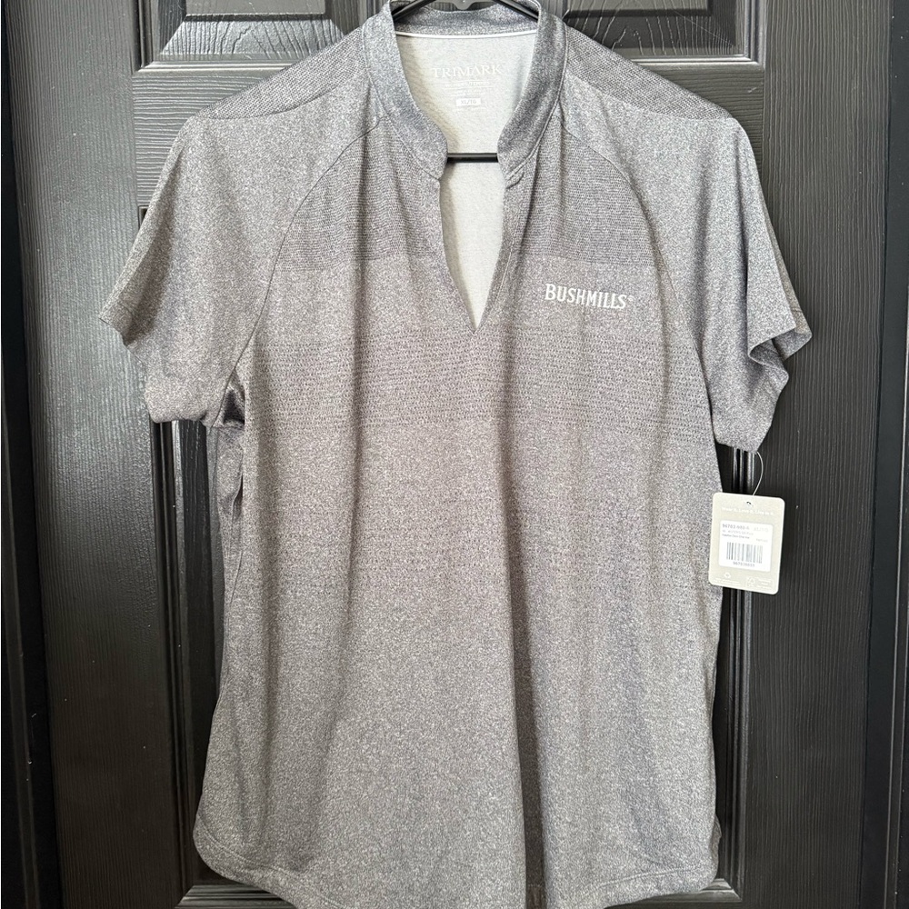 NWT - Bushmills Women’s Gray Polo Shirt